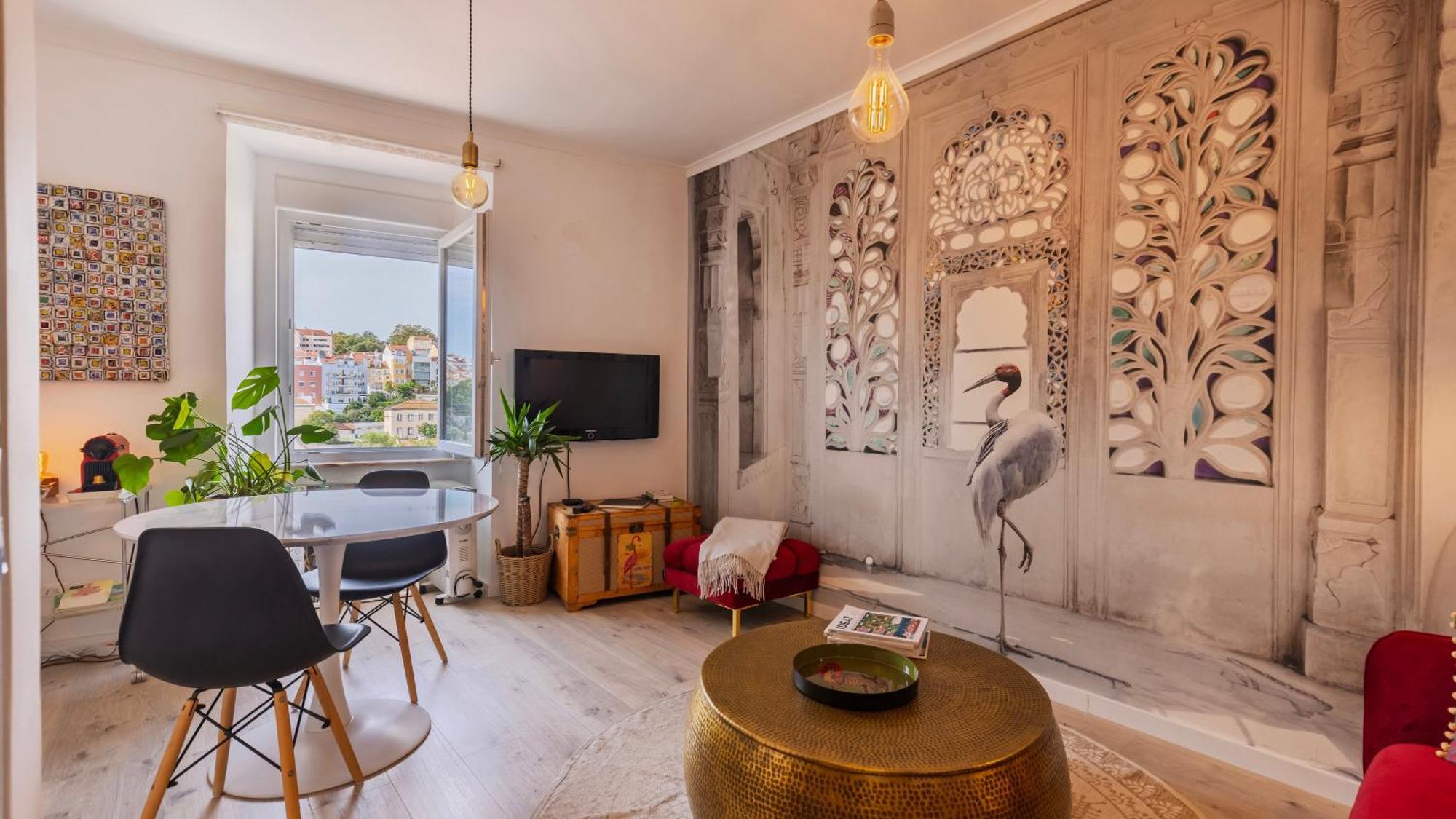 Sunny Design Apt In Praca Das Flores By Lovelystay Lisboa Dış mekan fotoğraf